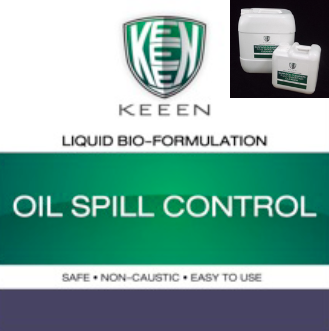 KEEEN - สูตรขจัดคราบน้ำมันรั่วไหล Oil Spill Control